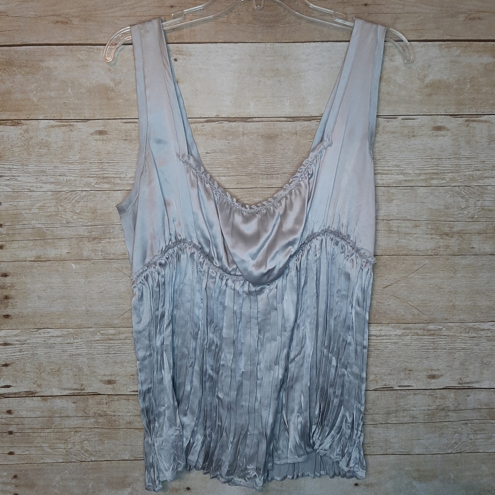 White House | Black Market Silk Blouse, XL